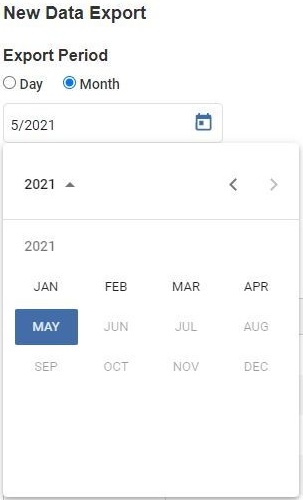 Select month