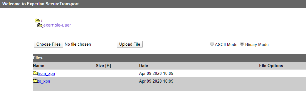 STS folders